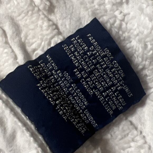 ONE Vintage Ralph Lauren White Chenille Pillowcase Cover Pillow 32" Standard - Picture 6 of 6